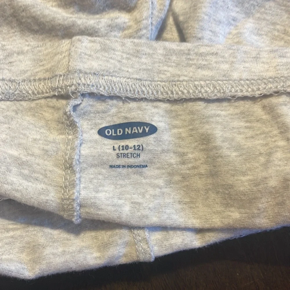 Old‎ Navy Girl Leggings Size Large 10/12 Grey